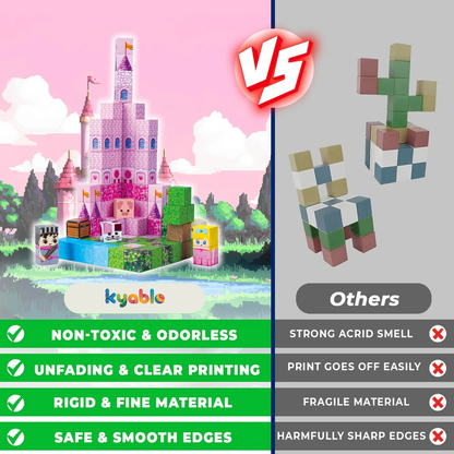 【Sakura Pink】ImagineBricks™ Building Blocks