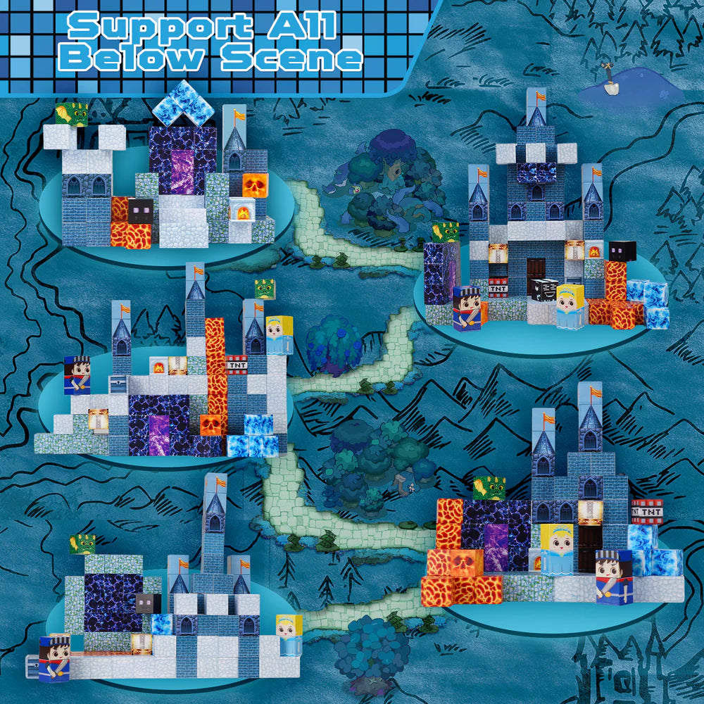 【Midnight Blue】ImagineBricks™ Building Blocks