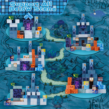 【Midnight Blue】ImagineBricks™ Building Blocks