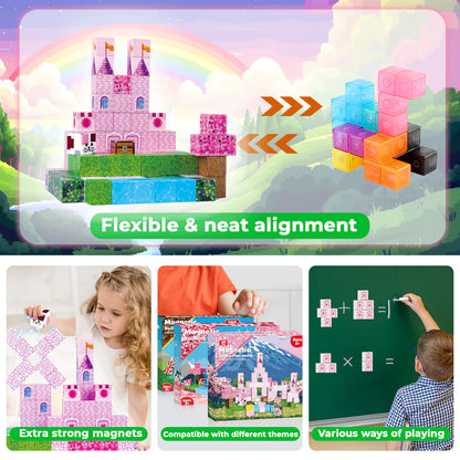 【Sakura Pink】ImagineBricks™ Building Blocks
