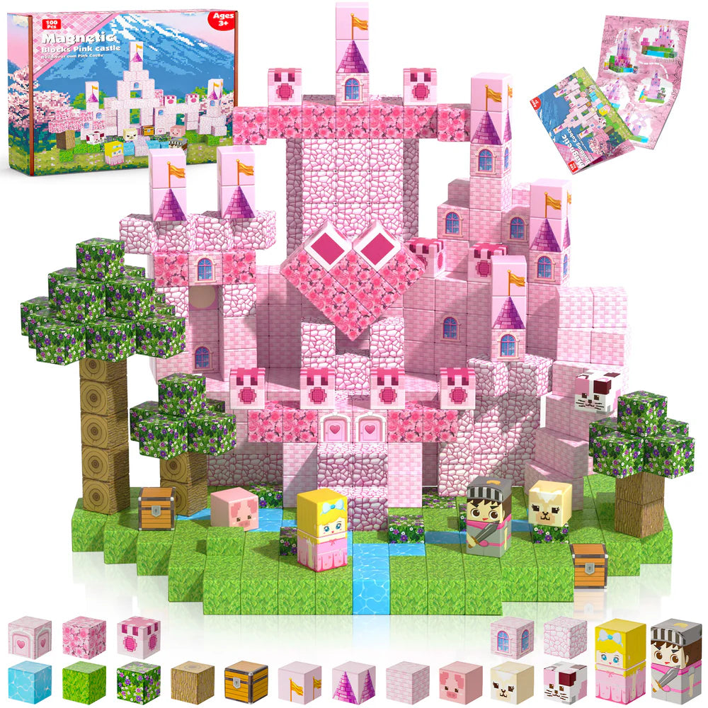 【Sakura Pink】ImagineBricks™ Building Blocks